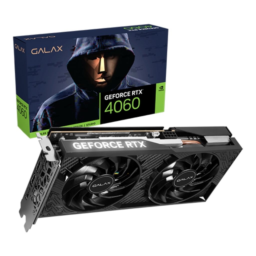 VGA (การ์ดจอ) Galax GeForce RTX 4060 1-Click OC 2X V2 VRAM 8GB GDDR6 [ประกัน advice เหลือ 1ปี]