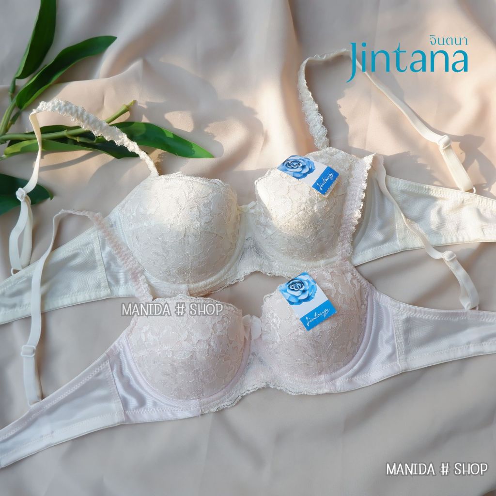 Jintana ชุดชั้นใน ✨ ✨มีโครง ฟองน้ำบาง ทรงสวย ดีไซส์ สายแต่งลูกไม้หวานๆ - เต้าแต่งลูกไม้แน่นๆ ราคา 720 บาท