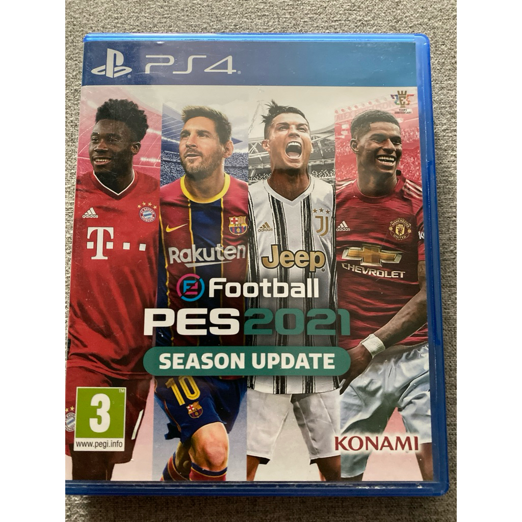 แผ่นเกมส์ Ps4 eFootball PES 2021 เกมส์ฟุตบอล Season Update  สภาพใหม่ ไม่มีตำหนิ