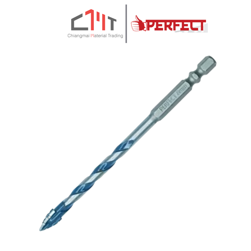 PERFECT ดอกเจาะ คาไบค์ ปลายธนู รุ่นงานหนัก ขนาด 5.0mm. - 12.0mm. No.PAH