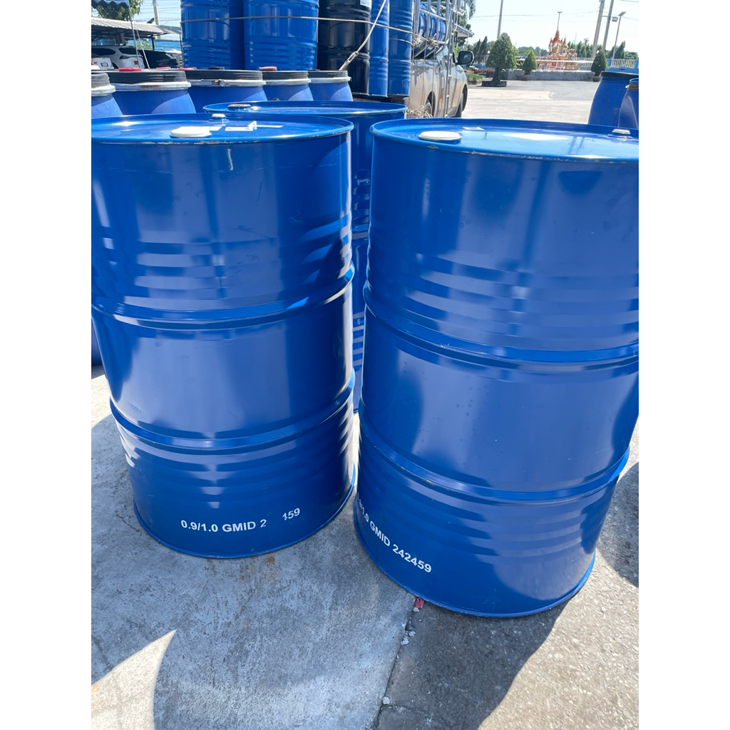 ถังเหล็ก 200  ลิตร ถังน้ำมัน ถังทำเตา