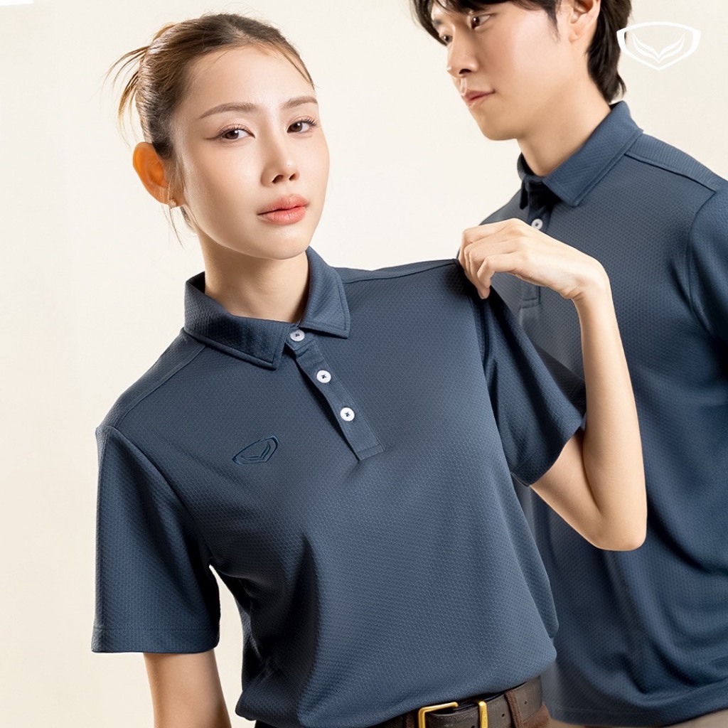 012299 เสื้อคอโปโลสีล้วนแกรนด์สปอร์ต สีอัญมณี ใหม่ 2026รุ้นใหม่เนื้อผ้าใส่สบาย ราคา ถูกที่สุด ดีลบีเคเค แกลเลอรีภาพที่ 9