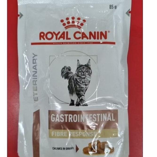 (หมดอายุ 22/4/2026)Royal Canin แมว สูตร Gastrointestinal Fiber Response 85g.