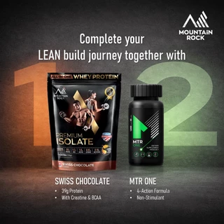 Mountain Rock เวย์โปรตีน ออลอินวัน รสชาไทย 715 กรัม | โปรตีน 37.5 กรัม | BCAA + ครีเอทีน | ฮาลาล