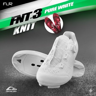New2026!! FLR รองเท้าจักรยานเสือหมอบ FNT-3 KNIT สี Pure Whit…