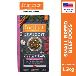 Instinct RawBoost Small Breed Beef Dry Dog Food 1.5kg