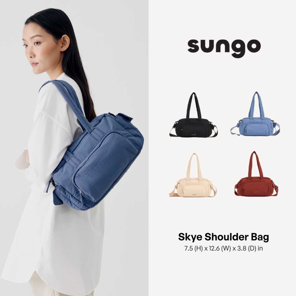 Sungo รุ่น Skye Shoulder Bag (SG019) (ส่งจากไทย) กระเป๋าผ้าสะพายไหล่  กระเป๋าสะพายข้าง