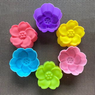พิมพ์วุ้น ขนาด 5 cm แพค 6 ชิ้น ลายพรรษา รักแรกพบ พริมโรส แสงตะวัน แพงพวย ดอกบ๊วย บัวบุษยา ซูซาน กุหลาบแองเจิ้ล