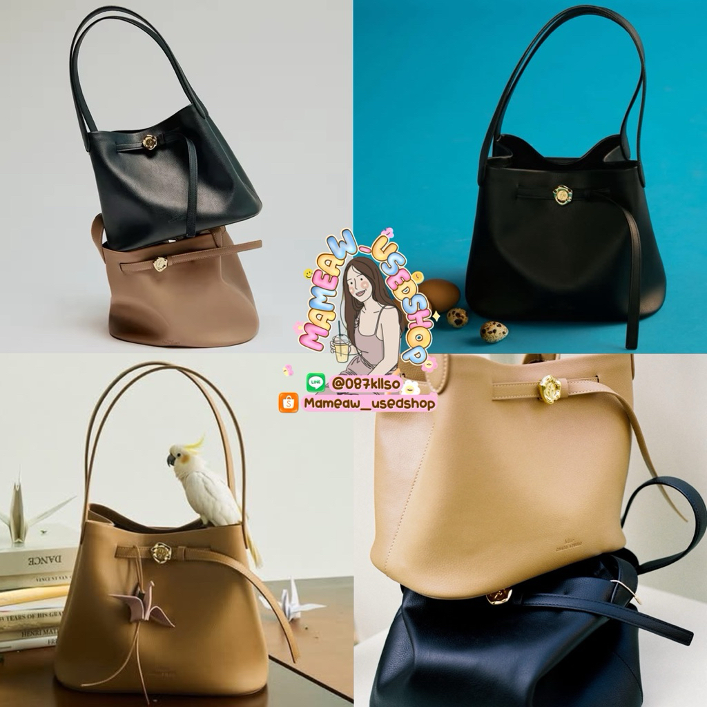 🪺🌷 ꒰ Ready to ship ꒱ Mitr x Chato Studio Origami Crane Bag and Charm - Brown and Black🥚🍳