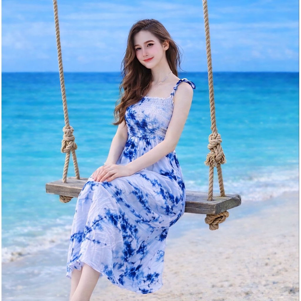 ชุดมัดย้อมสีสวยสดใส ผ้าพริ้ว ใส่สบายไม่ร้อนเป็นสมอกอกพอดีตัวสวยๆค่า – โปรปัง