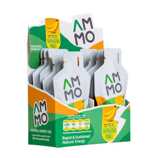 AMMO Natural Energy Gel Box (12 ซอง) เจลให้พลังงาน ใช้วัตถุดิบจากธรรมชาติ