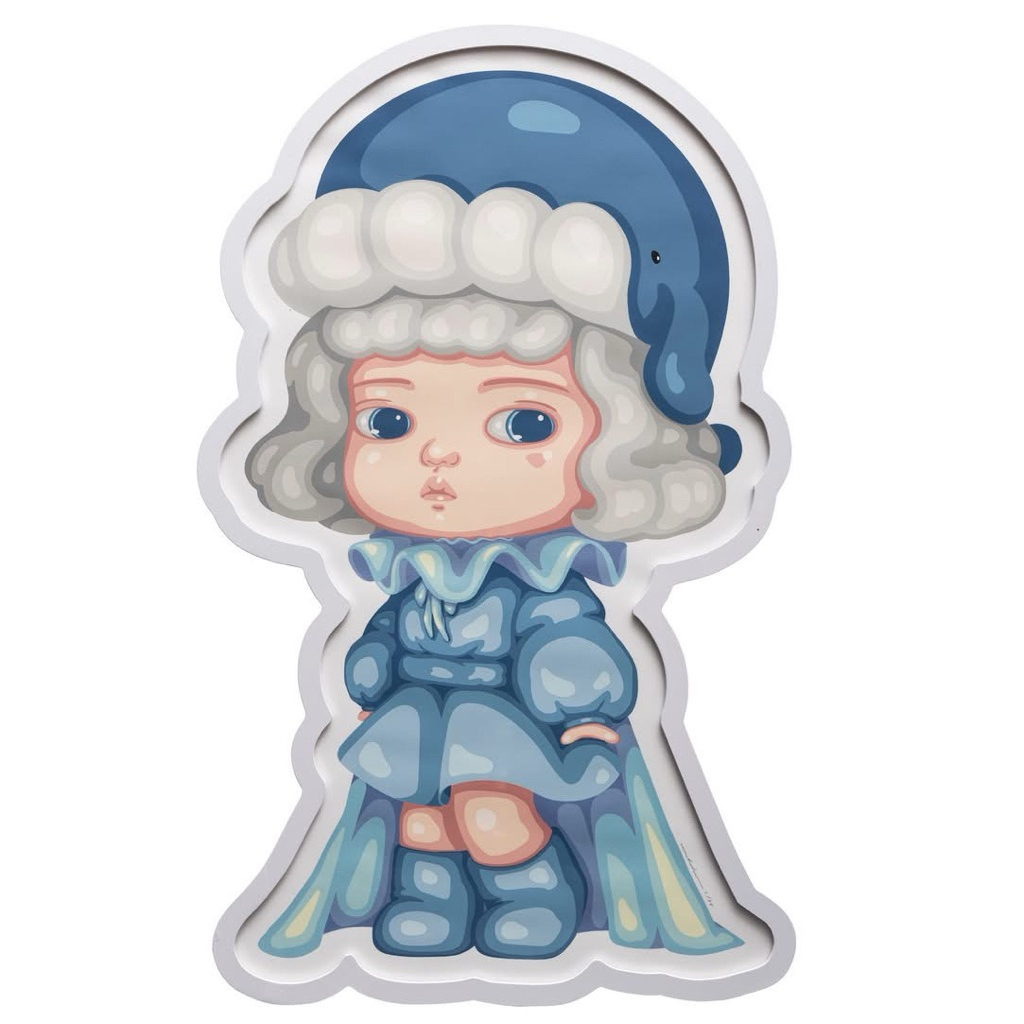 CHALOTTE SQUAD: QUEEN CHALOTTE SCREEN PRINT LIMITED OF 88 (The left)