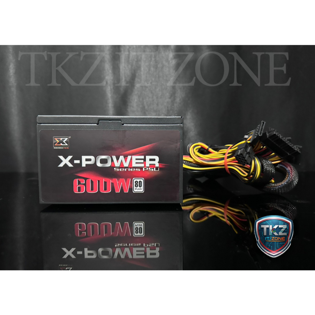 เพาเวอร์ซัพพลาย(power supply) XIGMATEK X-POWER 600W (600w 80+ WHITE)