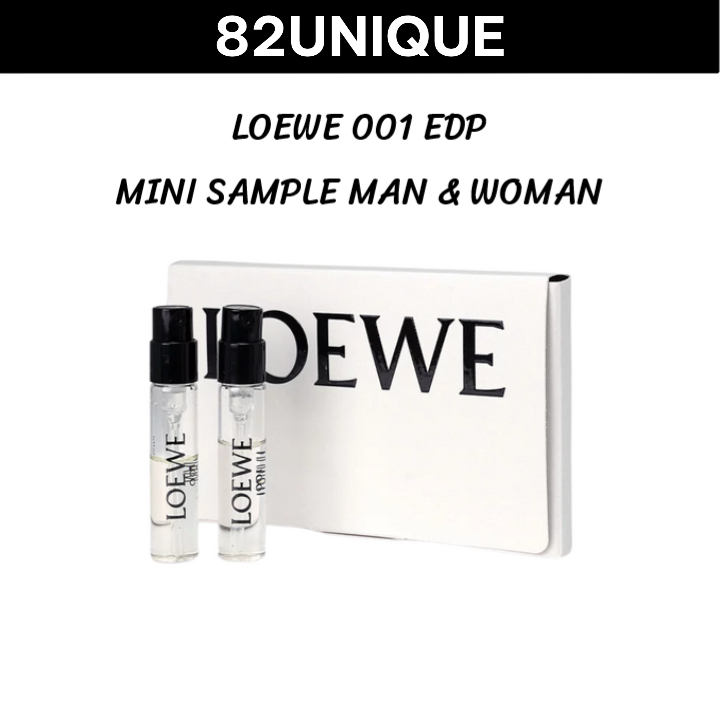 LOEWE 001 EDP MINI SAMPLE 2 PCS x 1.5ML MAN & WOMAN