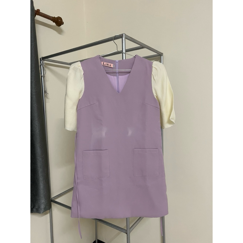 เดรสสีม่วง LISA size XS