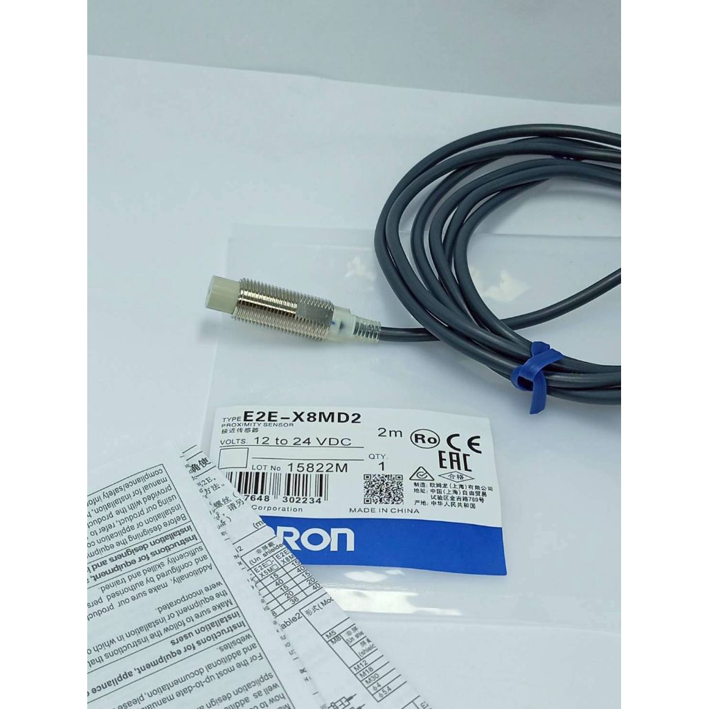ถูกมาก  E2E-X8MD2 Pในไทยส่งทุกวันroximity Sensor Inductive ระยะจับ8มม ขนาด 12mm  <<ของแท้>>