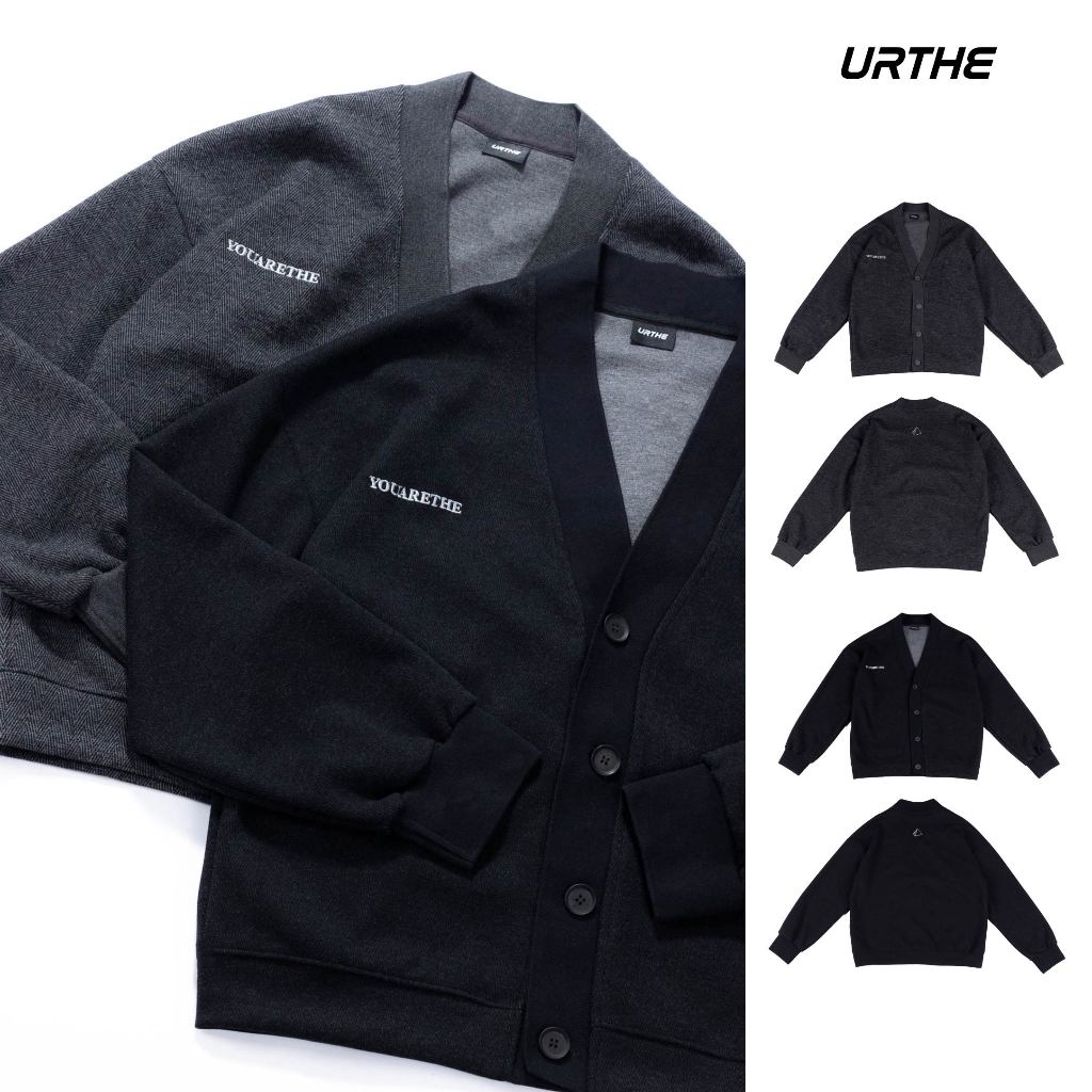 URTHE - เสื้อคาร์ดิแกน เสื้อกันหนาว Oversize รุ่น SENTINEL CARDIGAN