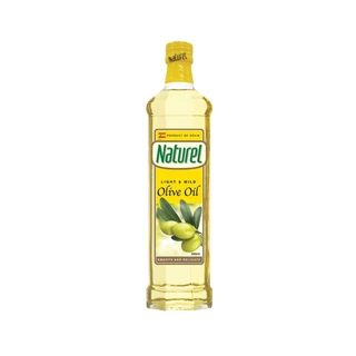เนเชอเรล น้ำมันมะกอกไลท์แอนด์ไมลด์ ชนิดขวด 250 มิลลิลิตร x1 Naturel Light & Mild olive oil 250 ml x 1 bottle