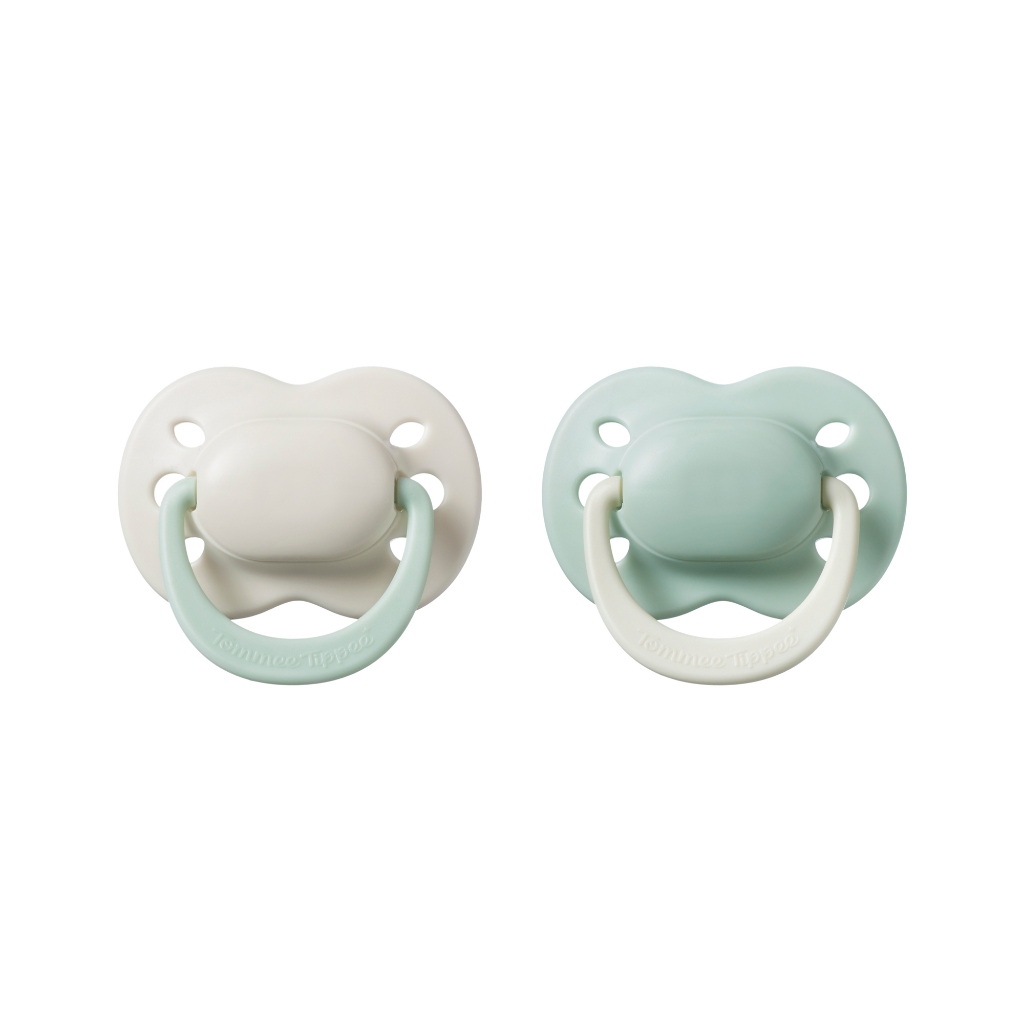 Tommee Tippee จุกหลอกซิลิโคนแรกเกิด 0-2 เดือน ผู้ชาย แพ็คคู่ (คละ 3 สี) รูปที่ 3