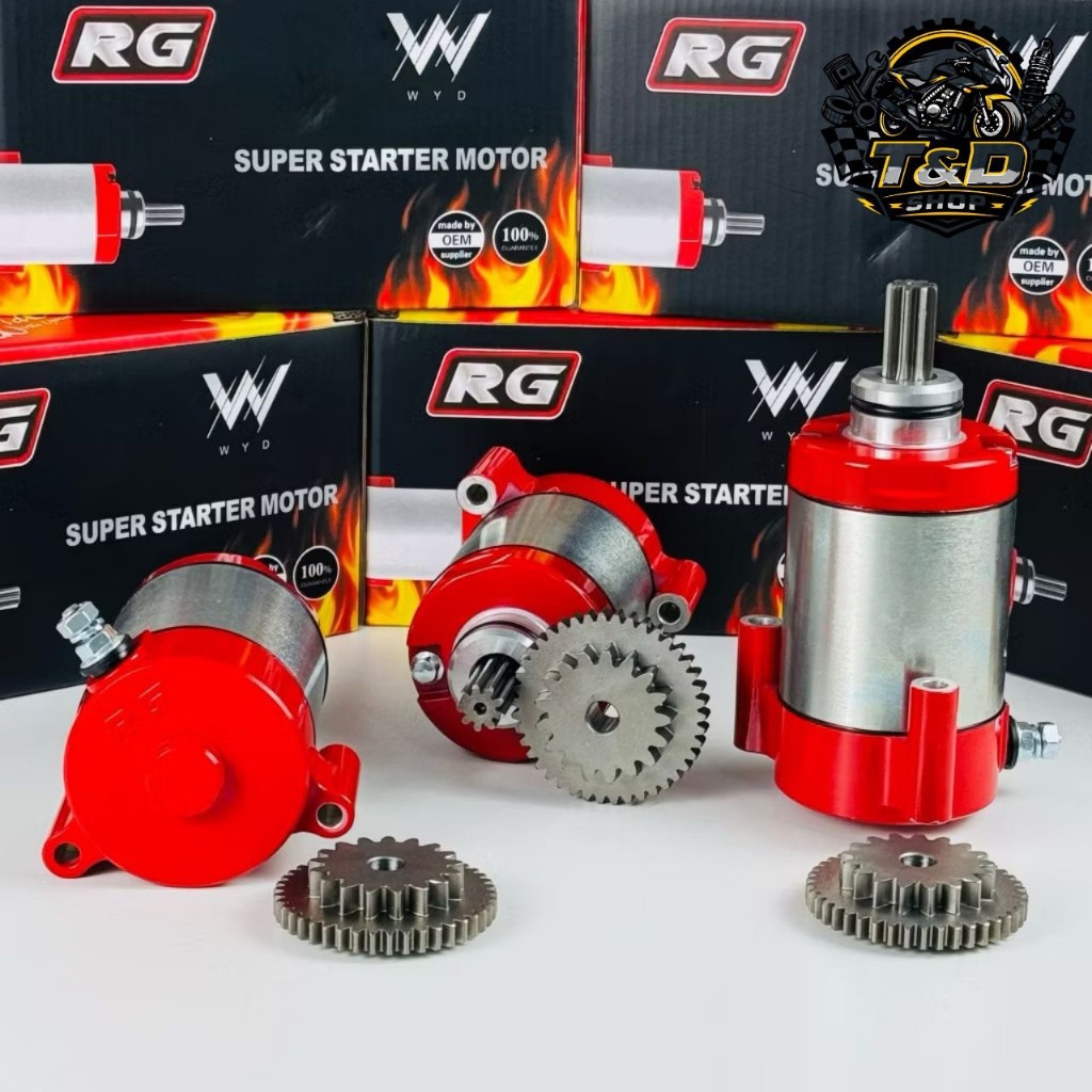 ไดร์สตาร์ทเวฟ RG V.2 ไดร์WAVE125 พร้อมเฟืองใหญ่ ลูกโตแนะนำ สำหรับรถ WAVE125 ทุกรุ่น R/S/iบังลม/ปลาวาฬ/MSX⚡