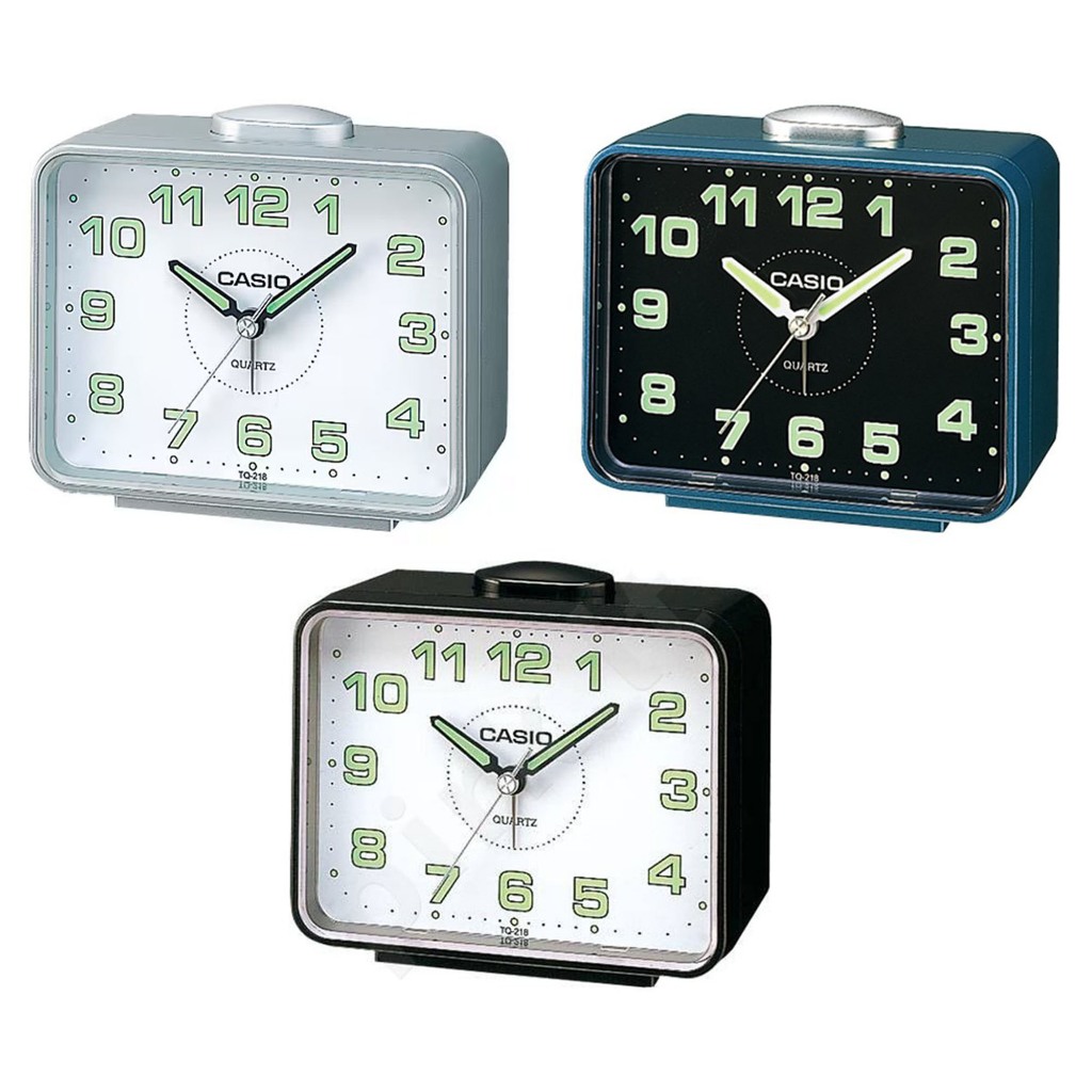 Casio นาฬิกาปลุกตั้งโต๊ะ รุ่น TQ-218 (TQ-218-2,TQ-218-1B,TQ-218-1,TQ-218-8)