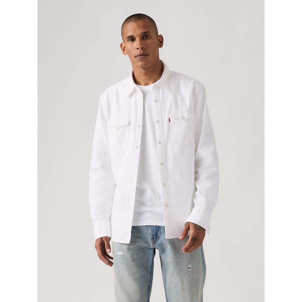 เสื้อเชิ้ตผู้ชาย Levi's® Men's Barstow Standard Fit Western Shirt