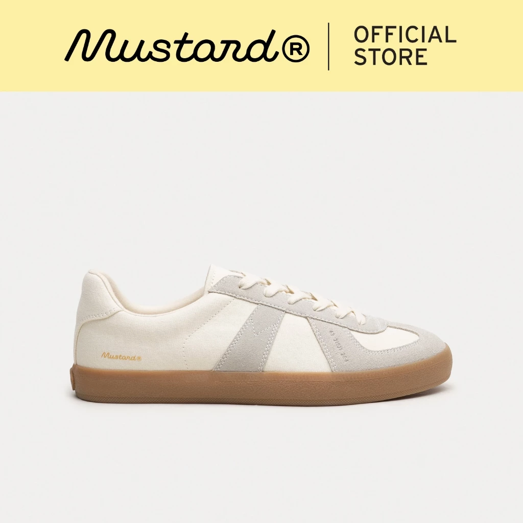 (Pre-order) Mustard Sneakers GAT White/OG | รองเท้าผ้าใบ