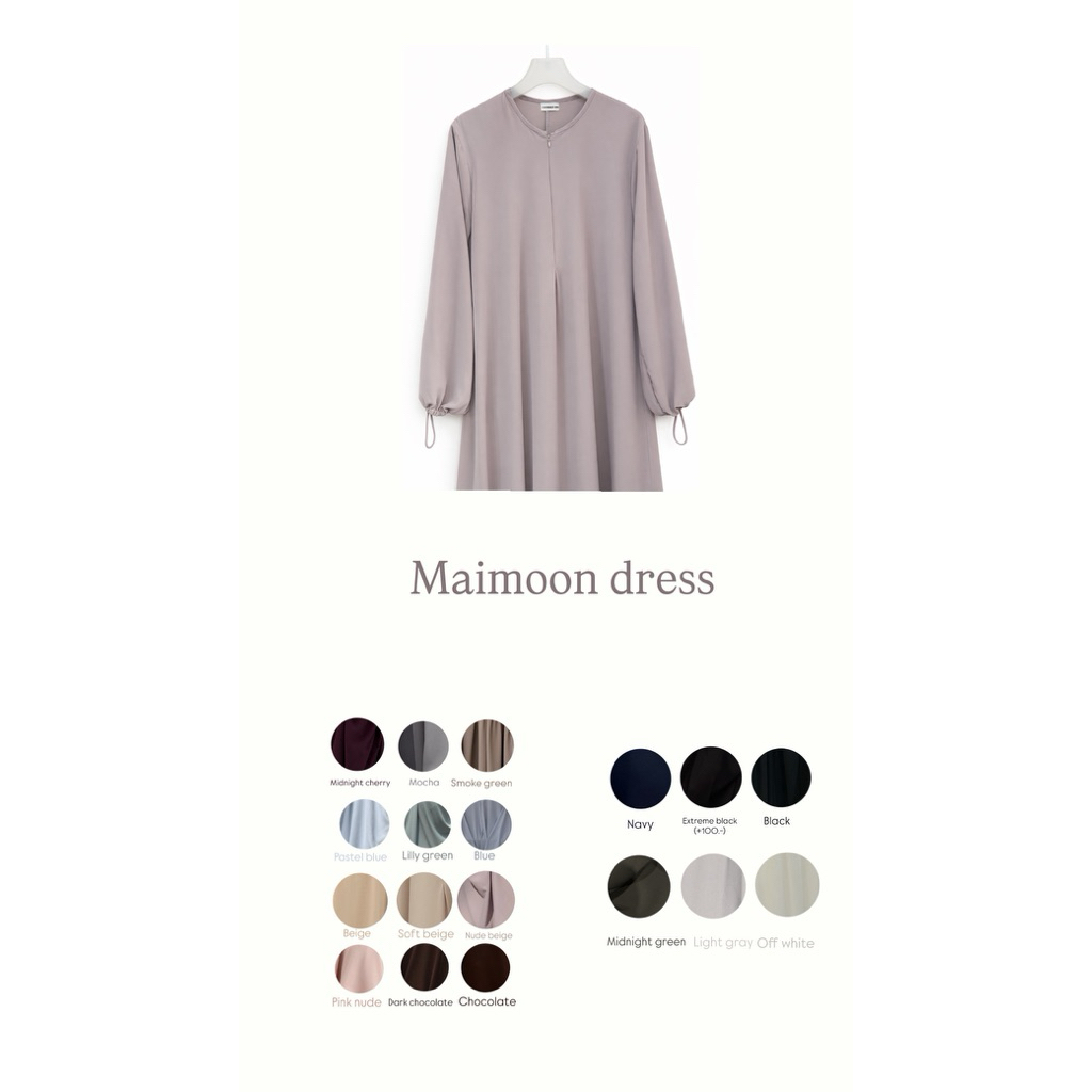 Maimoon dress งานพรีออเดอร์ ระบุความยาวฟรี