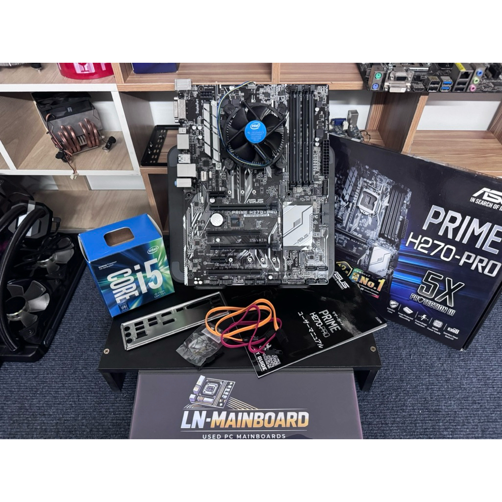 [Mainboard มือสองพร้อม CPU] Asus Prime H270-Pro + CPU i5 7500 LGA1151
