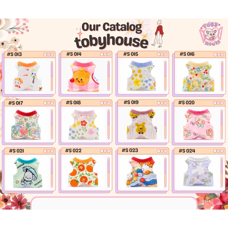 Tobyhouse เสื้อยืดลิงจิ๋ว มาโมเสต/บุชเบบี้ นุ่มสบาย ใส่นอน ใส่เล่น ระบายอากาศ (รหัส S13-024)