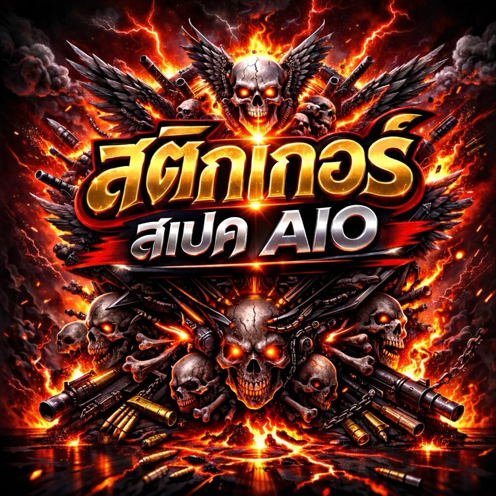 สติกเกอร์สเปคAIO 2ชิ้น