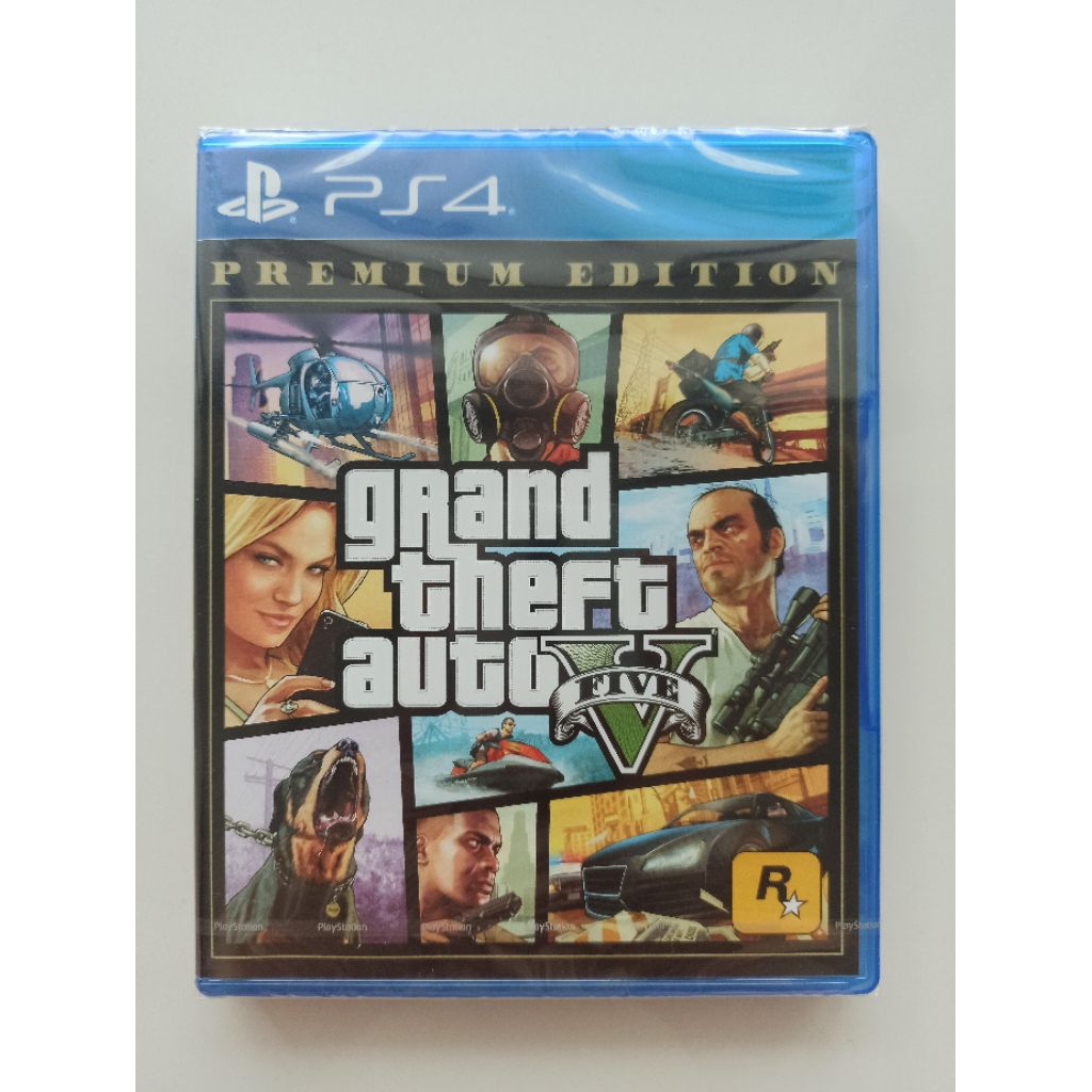 PS4 Games : GTA V Premium Edition มือ1 NEW **ไม่มีแผนที่**