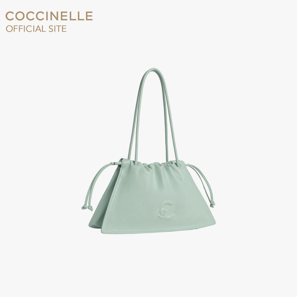 COCCINELLE กระเป๋าโฮโบผู้หญิง รุ่น DULSE HOBO BAG 130101 สี AQUAMARINE ราคา ถูกที่สุด ดีลบีเคเค แกลเลอรีภาพที่ 2