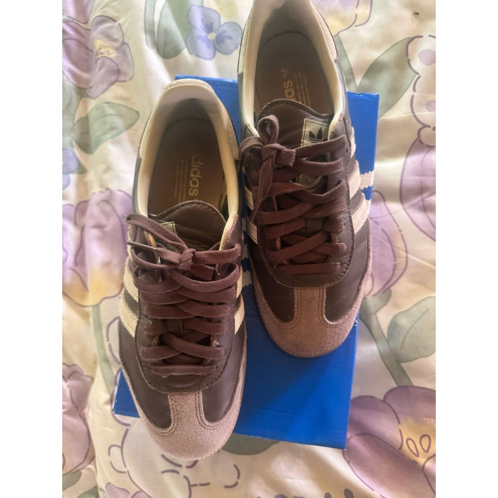 🤎ขาย Adidas Samba OG สีน้ำตาล 43.5🤎 มือสอง สภาพใหม่