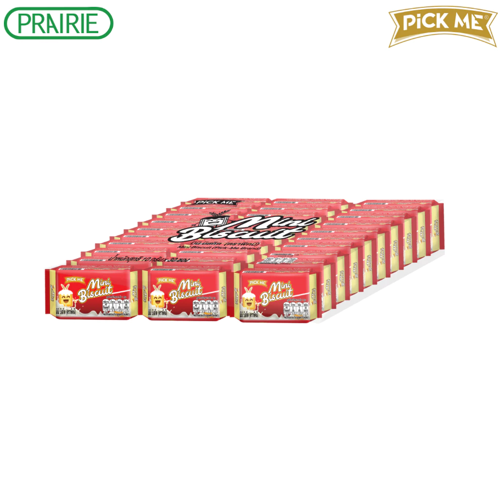 พิคมี มินิ บิสกิต 10 กรัม รุ่นแพ็ค 30 ชิ้น / Pick Me Mini Biscuit 10g.
