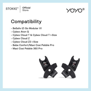 Stokke® YOYO Carseat Adapter รูปที่ 3