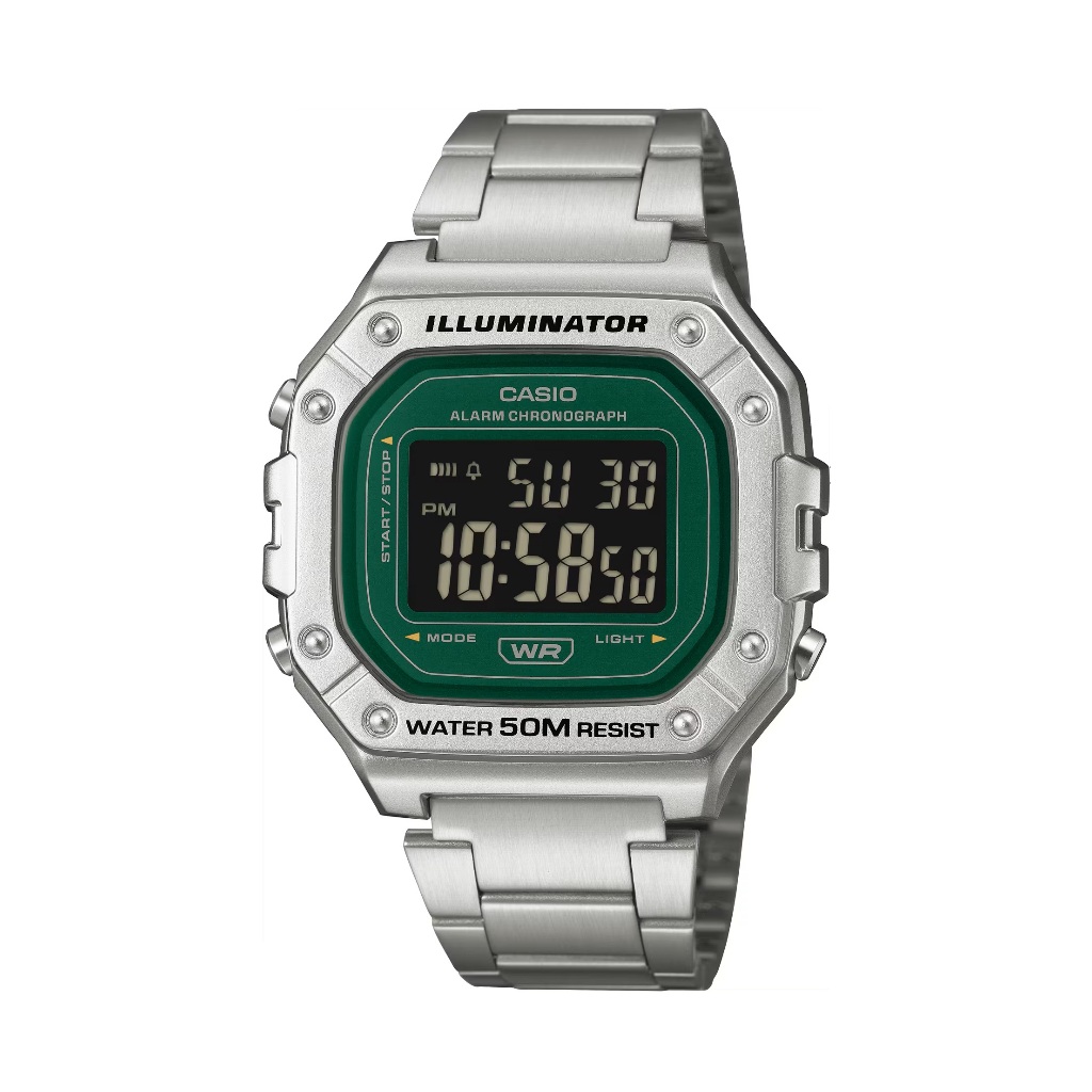 Casio นาฬิกาข้อมือผู้ชาย W-218HD-3AVDF Men's Watch Quartz