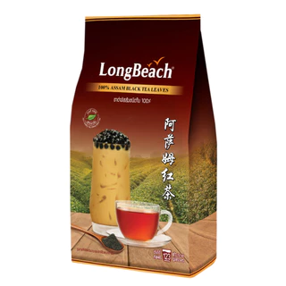 ลองบีช ชาดำอัสสัมชนิดใบ สไตล์ไต้หวัน ขนาด 500 กรัม LongBeach Assam Black Tea (Loose Leaf Tea) size 500g.