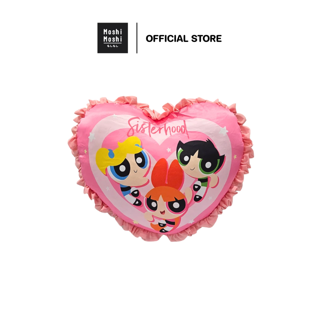 Moshi Moshi หมอนไดคัท หมอนนุ่ม ลาย The Powerpuff Girls ลิขสิทธิ์แท้ รุ่น 6100007821