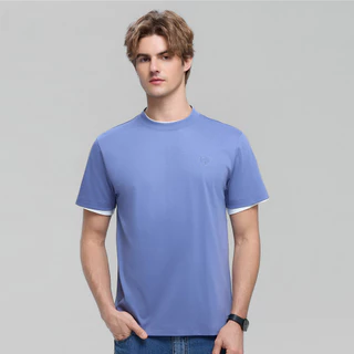 GIORDANO เสื้อยืดผู้ชาย Men's Slim Liquid Touch Tee 01026802