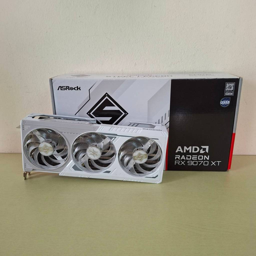 [สินค้ามือสอง] ASROCK RX 9070 XT STEEL LEGEND 16GB GDDR6