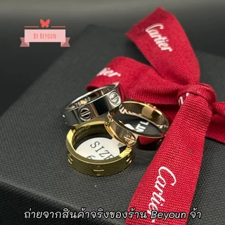 (รูปสินค้าจริง) แหวนเทีย Love 5มิล พร้อมส่งจากไทย C 🍐🍐