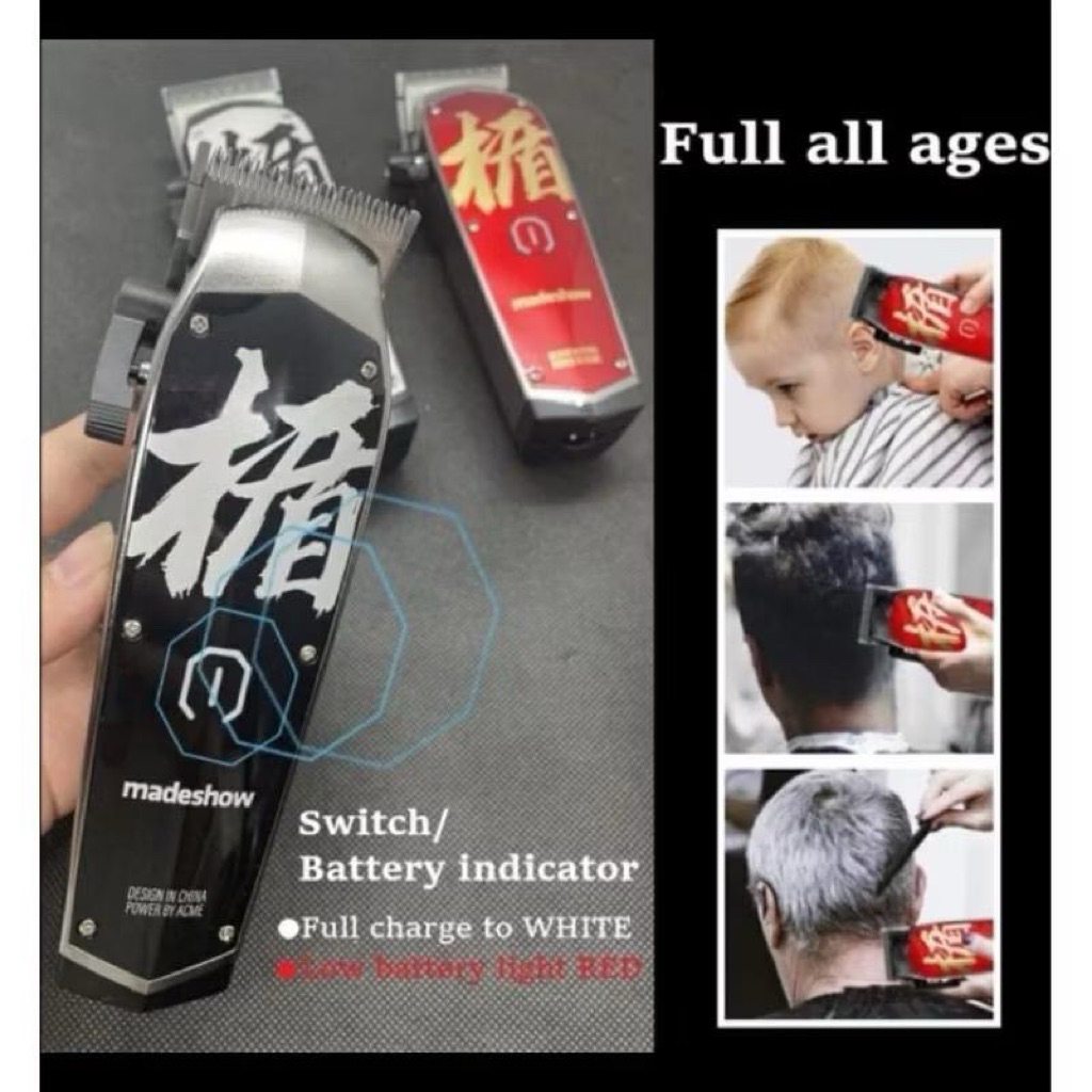 M10 madeshow m10 ปัตตาเลี่ยน ปัตตาเลี่ยนตัดผมไร้สาย แบบมืออาชีพ สําหรับผู้ชาย 2022 ราคา ถูกที่สุด ดีลบีเคเค แกลเลอรีภาพที่ 3