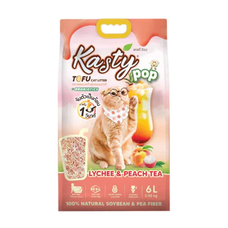 *6 L* Kasty ทรายแมวเต้าหู้ธรรมชาติ ขนาด 6 ลิตร