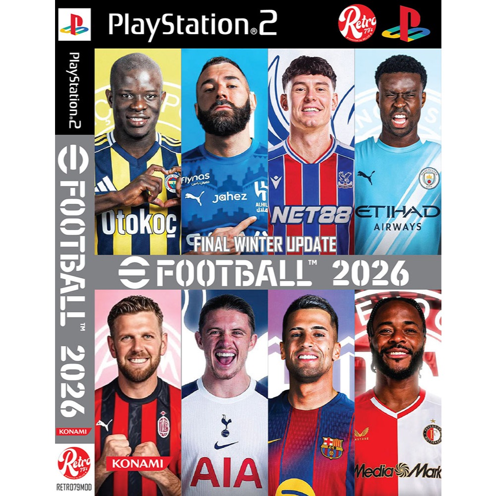 💿 แผ่นเกมส์ PS2 💿 E football 2026 - FINAL WINTER UPDATE - PES 2026 EFOOTBALL ⚔️ PlayStation 2