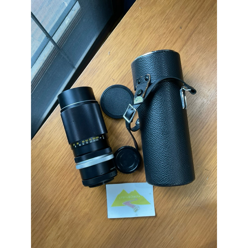 เลนส์มือหมุนYashica super Yashinon 200mmf4.5