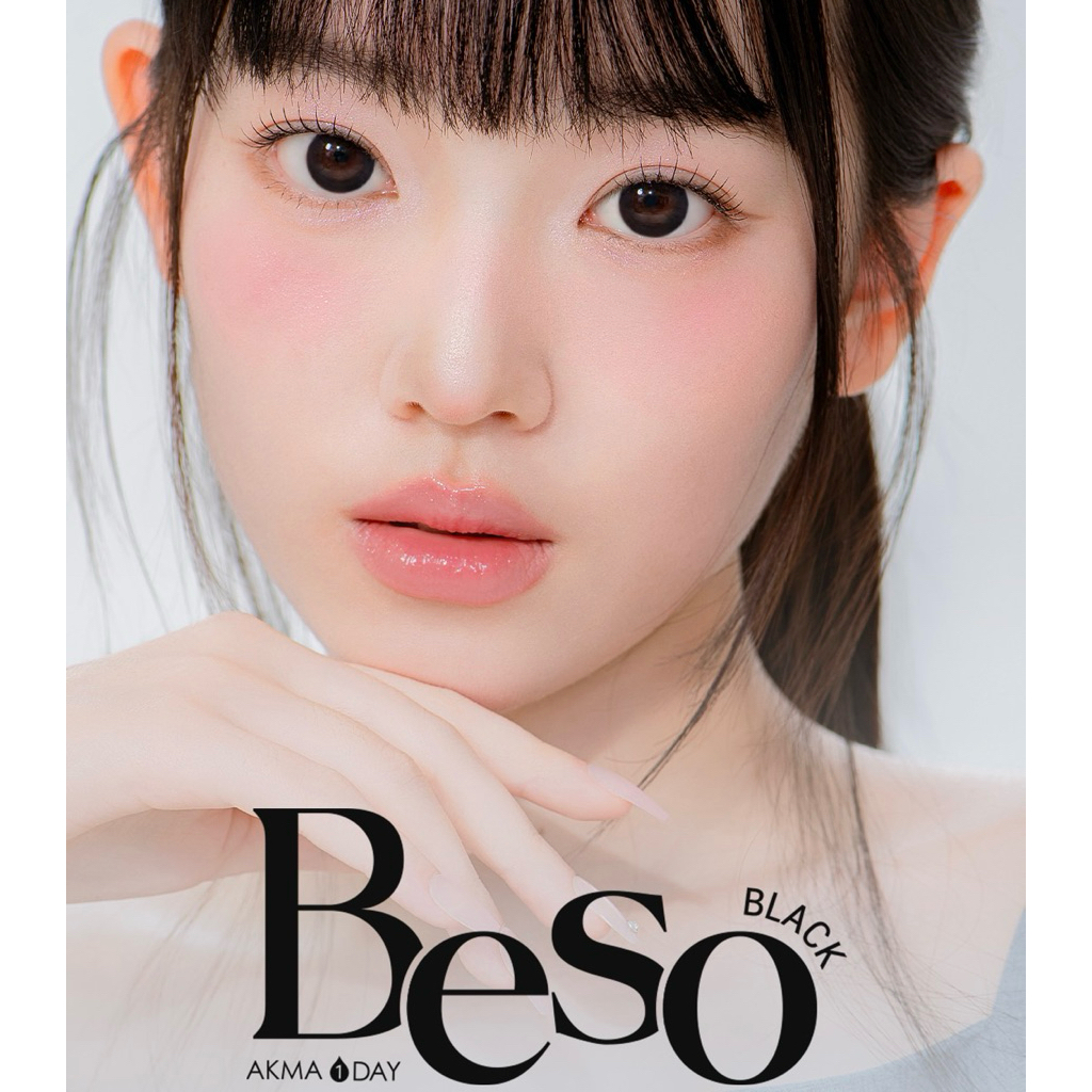 (1day) LENSME รุ่น BESO 1DAY Black คอนแทคเลนส์เกาหลี รายวัน