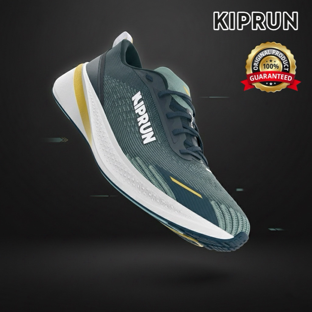 รองเท้าวิ่งสำหรับผู้ชาย “มีไซส์ 40-46” รุ่น Cushion 500 (สีเทอร์ควอยซ์) KIPRUN