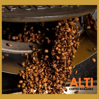 เมล็ดกาแฟ Alti Coffee โรบัสต้า ผสม อาราบิก้า คั่วกลาง ผสม เข้ม สูตร Standard Blend หอมเข้มถึงใจ ขนาด 500 กรัม คั่วใหม่สด
