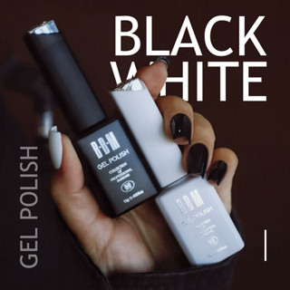 สีเจลสีขาวBBM สีเจลสีดำBBM🖤พร้อมส่ง13ml.🖤สีเจลBBM เนื้อแน่น …